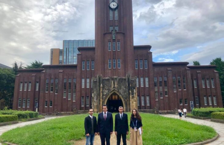 Batran organize a visit to Egypt Minister of Higher Education to the University of Tokyo and signing LOI